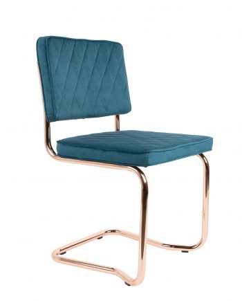 Diamond Kink stoel Zuiver azuurblauw