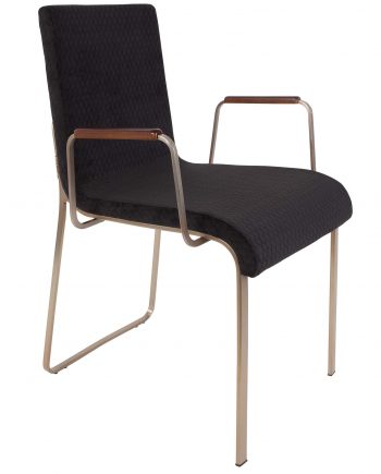Flor fauteuil Dutchbone donkergrijs