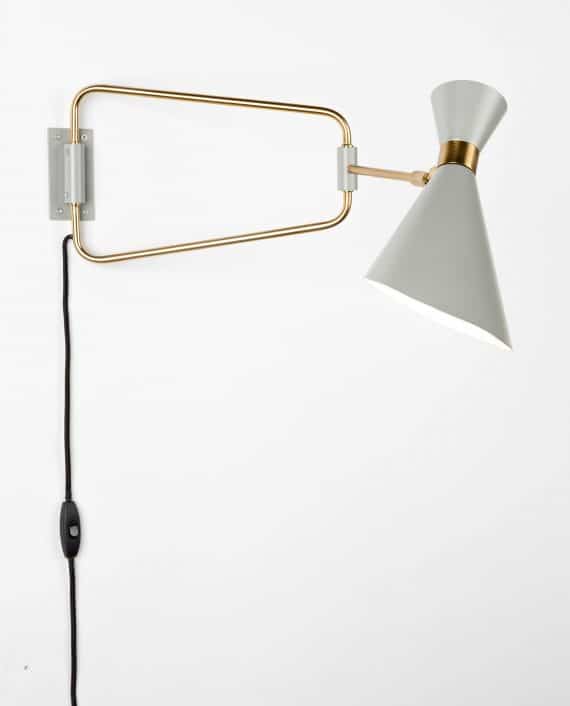 Shady wandlamp Zuiver grijs