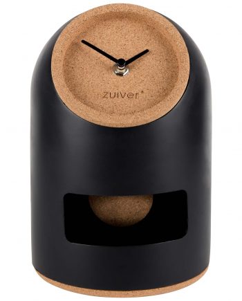Uno klok Zuiver zwart